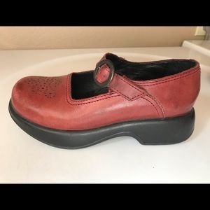 Dansko red Mary Janes